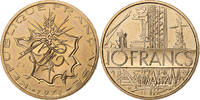 France 10 Francs Mathieu, Paris, Tranche B, Nickel-brass -