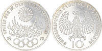 GERMANY - FEDERAL REPUBLIC 10 Mark Coin, Karlsruhe, Silver -