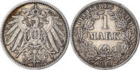 GERMANY - EMPIRE Mark Coin, Wilhelm II, Stuttgart, Silver -