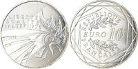 France 10 Euro Coq, Silver, Gadoury:EU656 -