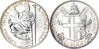 VATICAN CITY 1000 Lire Coin, John Paul II, FDC, Silver -