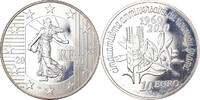 France 10 Euro Semeuse, Paris, BE, Silver, KM:1675 -