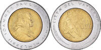 VATICAN CITY 500 Lire Coin, John Paul II, Roma, Bi-Metallic -