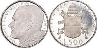 VATICAN CITY 500 Lire Coin, John Paul II, FDC, Silver, KM:148 -