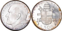 VATICAN CITY 500 Lire Coin, John Paul II, FDC, Silver, KM:148 -