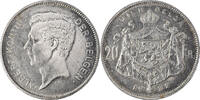 Belgium 20 Francs, 20 Frank Coin, Albert I, Nickel, KM:102 -