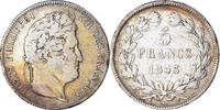 France 5 Francs Coin, Louis-Philippe, Paris, Silver -