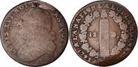 France 12 Deniers Coin, Louis XVI, 12 deniers françois, Bayonne, (12-15) -
