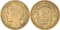 France 2 Francs Coin, Morlon, Aluminum-Bronze, KM:886 -