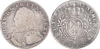 France 12 Sols, 1/10 ECU Coin, Louis XV, 1/10 Écu aux branches d'olivier -