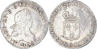 France 1/6 Ecu Coin, Louis XV, 1/6 Écu de France, Reims -