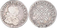 France 1/8 Ecu Coin, Louis XV, 1/8 Écu aux 8 L, Reims, Rare -