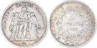 France 5 Francs Coin, Hercule, Paris, Silver, KM:756.1 -