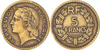 France 5 Francs Coin, Lavrillier, Paris, Aluminum-Bronze -