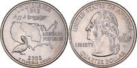 United States Quarter Coin, Louisiana, U.S. Mint, Denver -