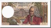 France 10 Francs Banknote, 10 F 1963-1973 ''Voltaire'', 1963-07-11 -