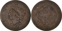 United States Cent Coin, Coronet Cent, Philadelphia, Copper -