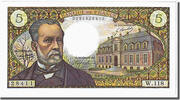 France 5 Francs Banknote, 5 F 1966-1970 ''Pasteur'', 1970-01-08 -