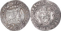 France 1/2 Teston Coin, François Ier, Paris, 3rd type -