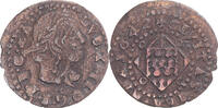 Spain Seiseno Coin, CATALONIA, Louis XIII, Girona, Copper -