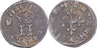 France liard à la croix fleurdelisée Coin, Henri III, Paris -
