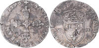 France 1/8 d'écu à la croix de face Coin, Charles X, Paris -