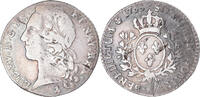 France 12 Sols, 1/10 ECU Coin, Louis XV, 1/10 Écu au bandeau, Paris -