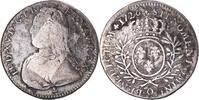 France 1/2 ECU, 44 Sols Coin, Louis XV, 1/2 Écu aux branches d'olivier -