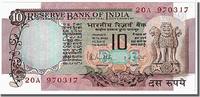 India 10 Rupees Banknote -
