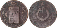 France Sol aux Balances Coin, Strasbourg, Copper, Gadoury:19 -