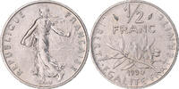France 1/2 Franc Coin, Semeuse, Paris, Nickel, KM:931.1 -