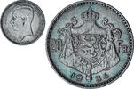 Belgium 20 Francs, 20 Frank Coin, Albert I, Tranche A -