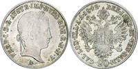 Austria 20 Kreuzer Ferdinand I, Vienne, Silver, KM:2208 -