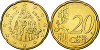 San Marino 20 Euro Cent Rome, Brass, KM:483 -
