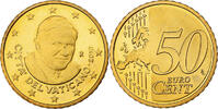 VATICAN CITY 50 Euro Cent Benedict XVI, Proof, Rome, Brass -