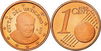 VATICAN CITY Euro Cent Benedict XVI, Proof, Rome, Copper Plated Steel -