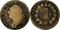 France 12 Deniers Louis XVI, Bordeaux, Bronze, KM:600.8 -