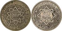Morocco 20 Francs Paris, ESSAI, Copper-nickel -