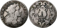 ITALIAN STATES Tari NAPLES, Carlo II, Naples, Silver, KM:117 -