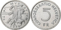 Switzerland 5 Francs Bern, Copper-nickel, KM:54 -