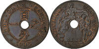 FRENCH INDO-CHINA Cent Paris, Bronze, Lecompte:60, KM:8 -