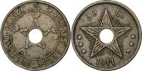 Belgian Congo 20 Centimes Albert I, Copper-nickel, KM:19 -