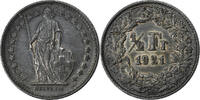 Switzerland 1/2 Franc Bern, Silver, KM:23 -