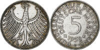 GERMANY - FEDERAL REPUBLIC 5 Mark Karlsruhe, Silver, KM:112.1 -