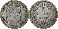 France 5 Francs Louis-Philippe, Bordeaux, Silver -