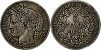 France 5 Francs Cérès, Bordeaux, Silver, Gadoury:719 -