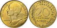 France 20 Centimes Marianne, Paris, BU, Aluminum-Bronze -