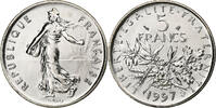 France 5 Francs Semeuse, Paris, BU, Nickel Clad Copper-Nickel -