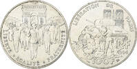 France 100 Francs Libération de Paris, Paris, Silver -