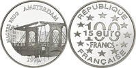 France 100 Francs-15 Euro Magere Brug d'Amsterdam, Paris, Abeille -